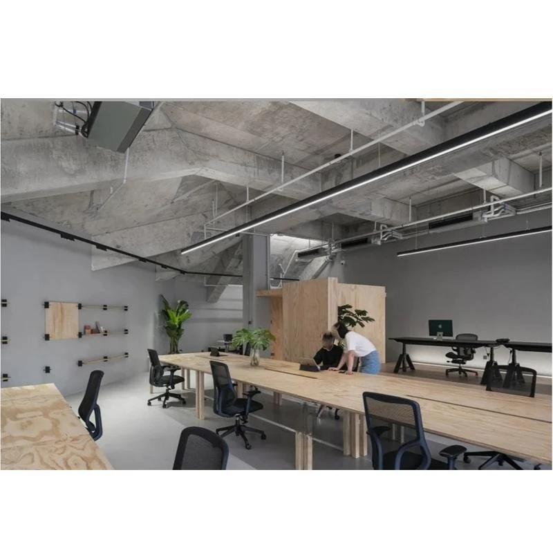 Modern simple birch multi-layer board long office computer table workbench training negotiation conference table