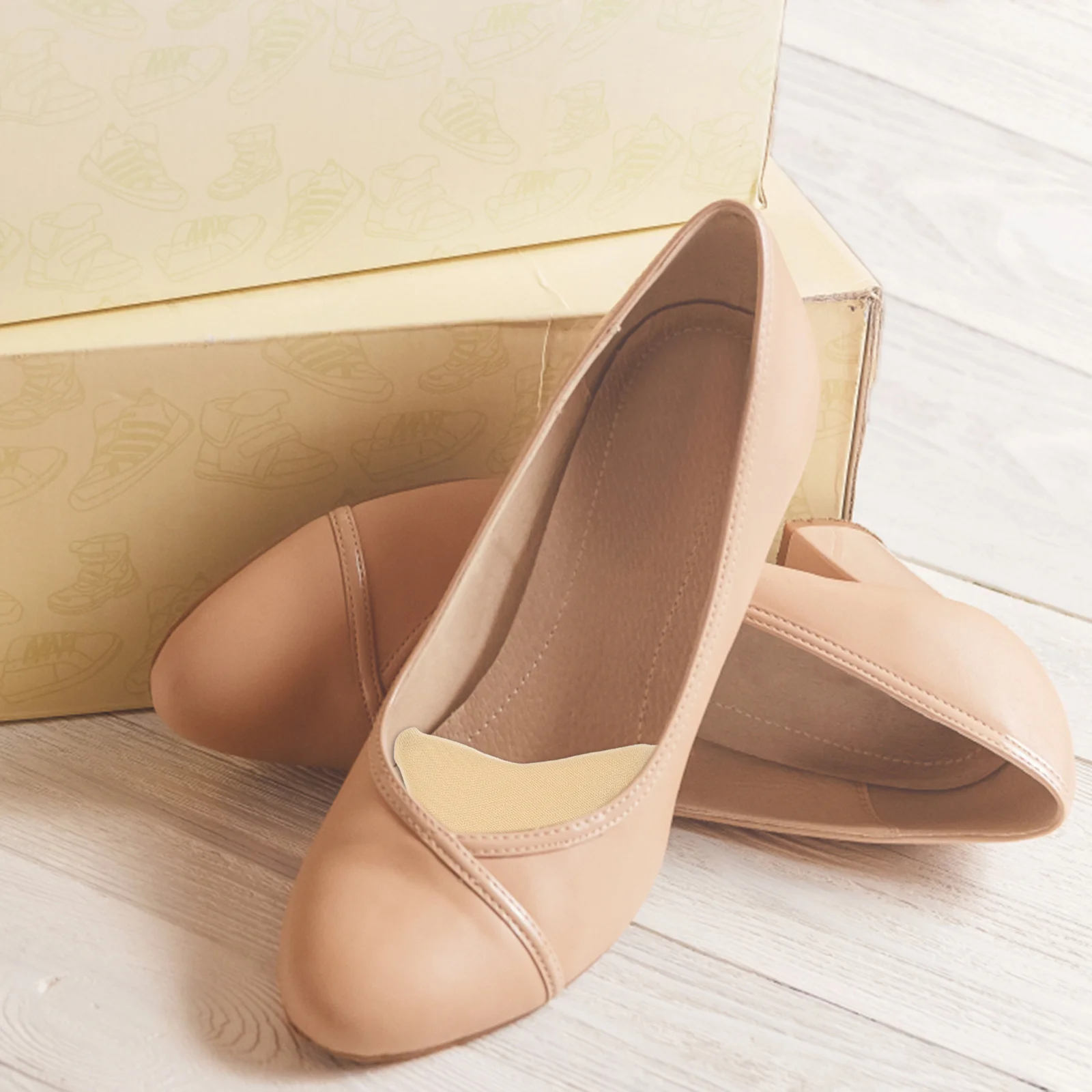 

Anti-Slip Shoe Pads For Men Women Thicken Half Insoles Fit Loose Footwear Washable Forefoot Sole Pads Foot Care Tool