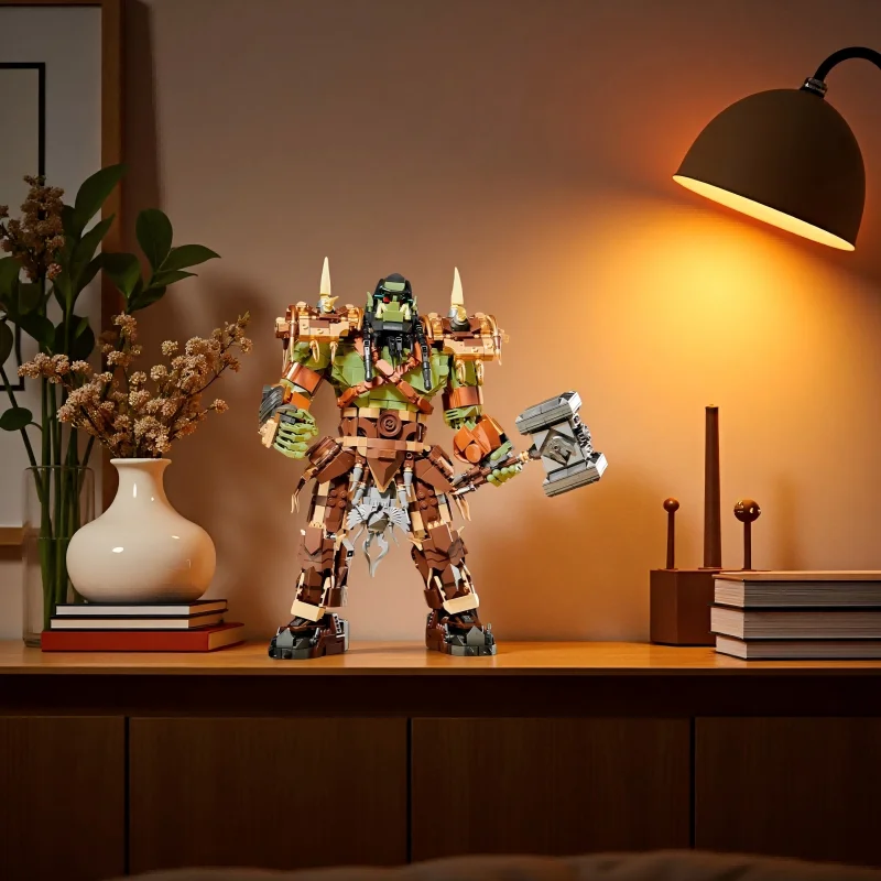 1776PCS Classic Orc building block toy, home decor figurine and personal game collection, holiday gift