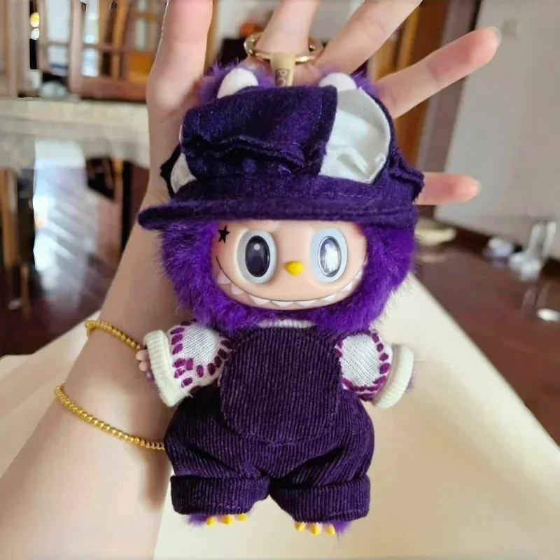 Hot Sale 1:1 High Quality Monster Labubu Series 2.0 Fancy Purple Milan Fashion Vinyl Dolls Ornament Replica Toys Festival Gifts