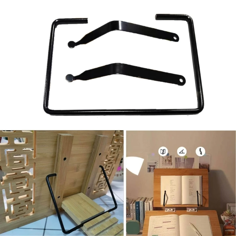 Adjustable Kitchen Cookbook Holder Stand Convenient Reading Rest Sturdy Bookrest Dropship