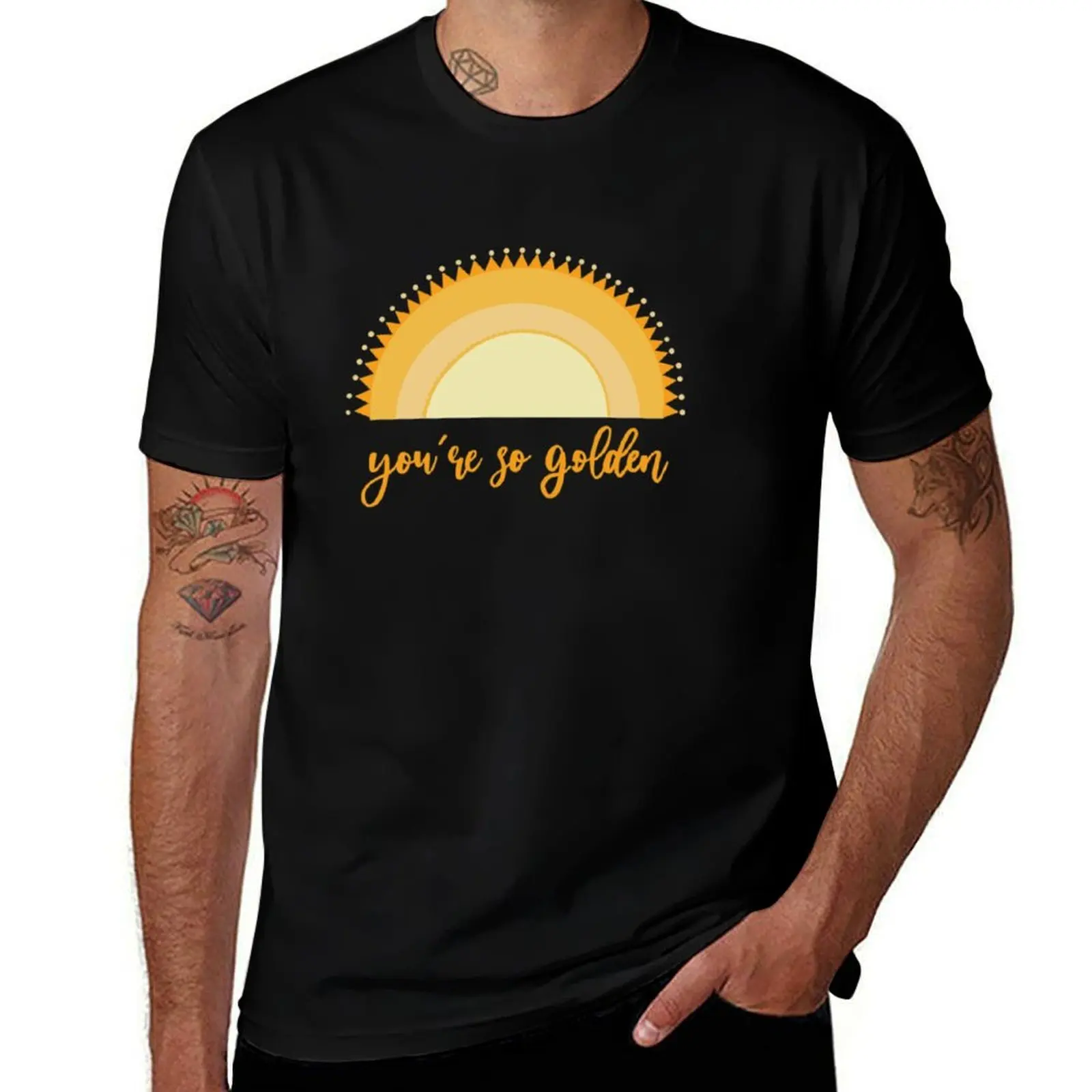 

you’re so golden T-Shirt man t shirts graphic black cotton t-shirt plain for man package T-Shirt