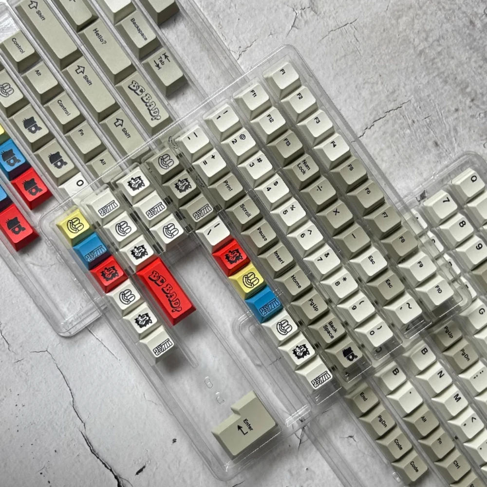 PBT Keycap GMK CYL Rubrehose Keycaps Set Cherry Profile Dye Sublimation Retro Key Caps For MX Mechanical Keyboard Accessories