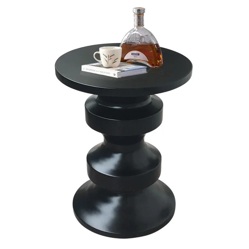 

Nordic Mobile Side Table Designer Simple Living Room Personalized round Table Stool