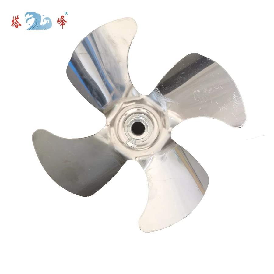 High temperature resistance SF axial fan leaf cylinder thickened fan blade exhaust fan stainless steel blade 195mm OD