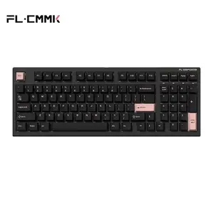 Fl・esports-フルキー有線メカニカルキーボード、87キー、ホットスワップrgbキーボード 、kailhスイッチ、pbtキーキャップ、ゲーム、オフィス機器、fl980 - AliExpress