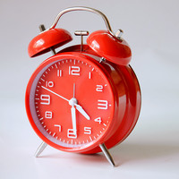 Ticktockery Sound Super Large Volume Metal Bell Little Alarm Clock Three-Dimensional Digital round Student Wake-up Artifact Boy