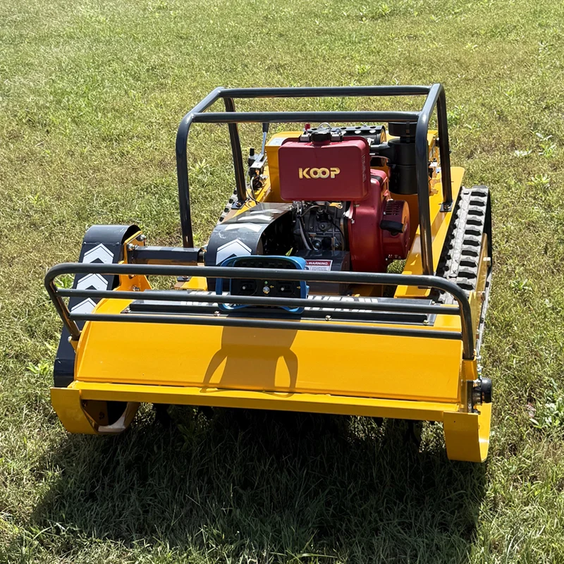 Tosaerba personalizzato Farm Flail 800mm 1000mm 1200mm RC Home Robot Crawler Tosaerba per il taglio dell'erba