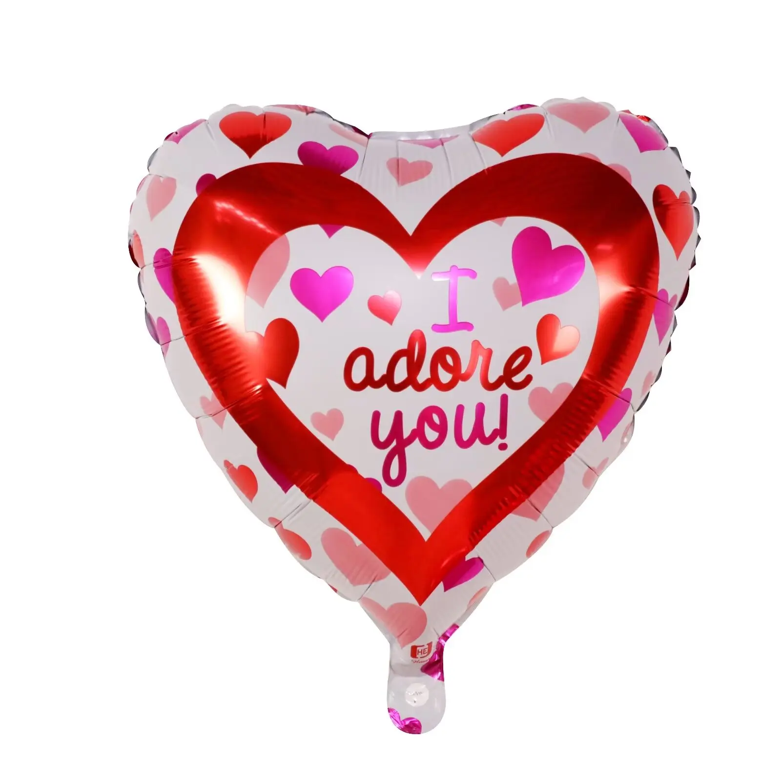 10Pcs 18Inch Valentine\'s Day Foil Helium Balloons Wedding Party Anniversary Supplies Heart I LOVE You Air Globos Supplies Ball