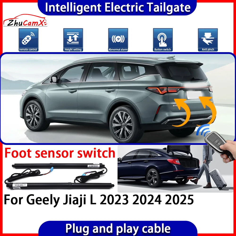 ZhuCamX Car Automatic Lifting kit Opening Trunk Intelligent Electric Tail Gate Lift Tailgate for Geely Jiaji L 2023 2024 2025