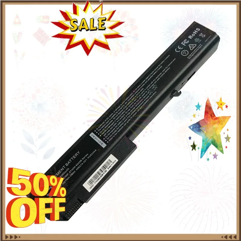 SWZY Laptop Battery for HP EliteBook 8530p 8540p 8730p 8530w 8540w 8730w 8740w HSTNN-LB60 OB60 XB60 KU533AA AV08 for ProBook 654