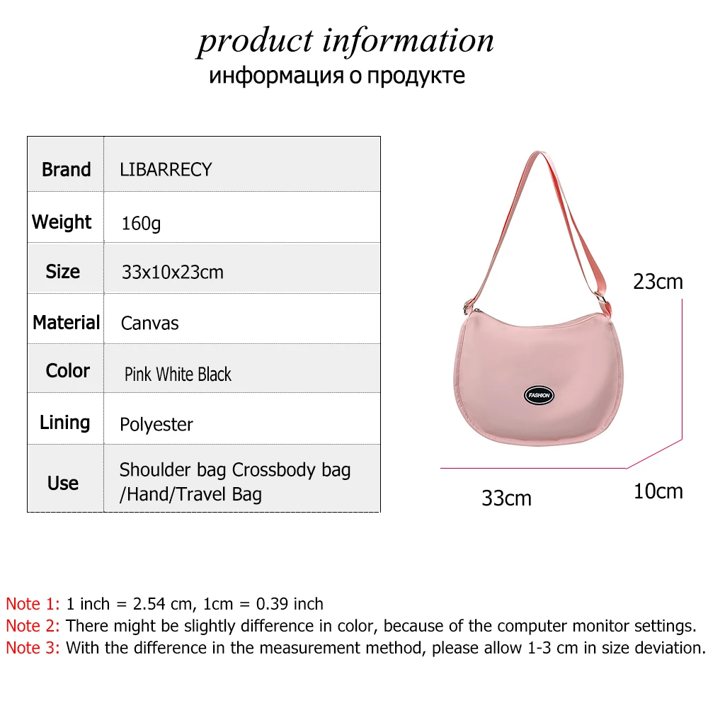 Bolso bandolera de nailon de gran capacidad para mujer, bolsa de hombro de nailon de alta calidad, bolso de viaje para estudiantes