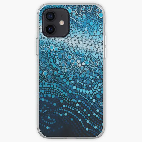 Aboriginal Authentic Art With The Wave  Phone Case Customizable for iPhone 11 12 13 14 Pro Max Mini X XS XR Max 6 6S 7 8 Plus