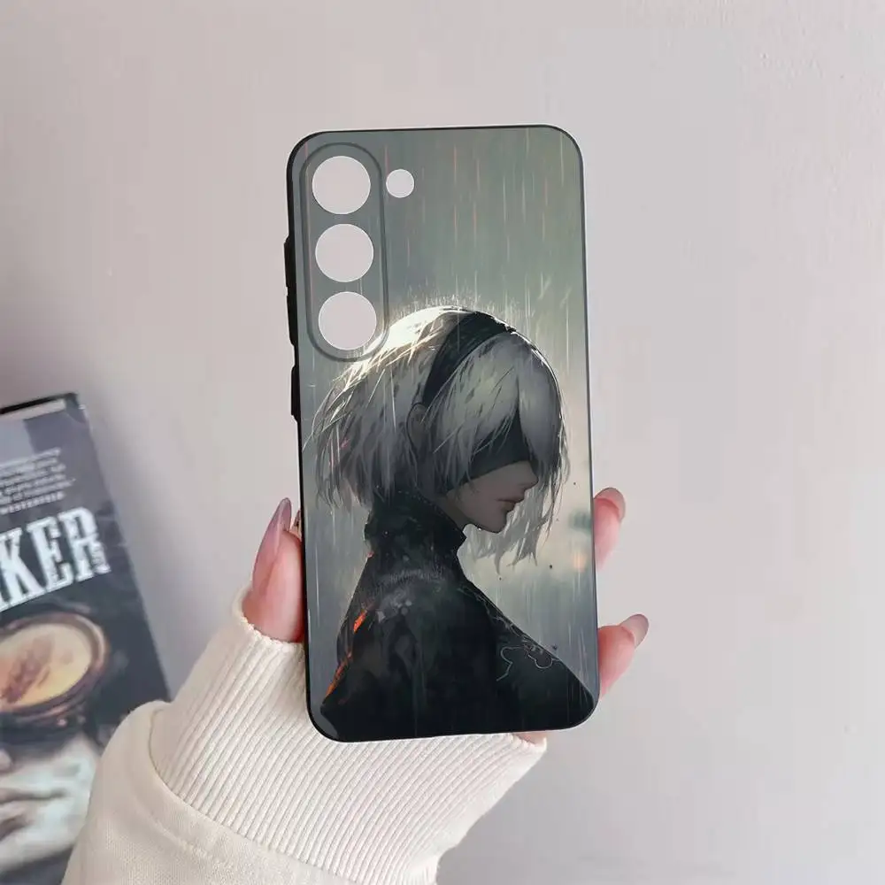 N-NieR 2B A- Automata Phone Case For Samsung Galaxy A 91,80,73,72,71,53,52,51,22,5G Shockproof Soft Black Cover