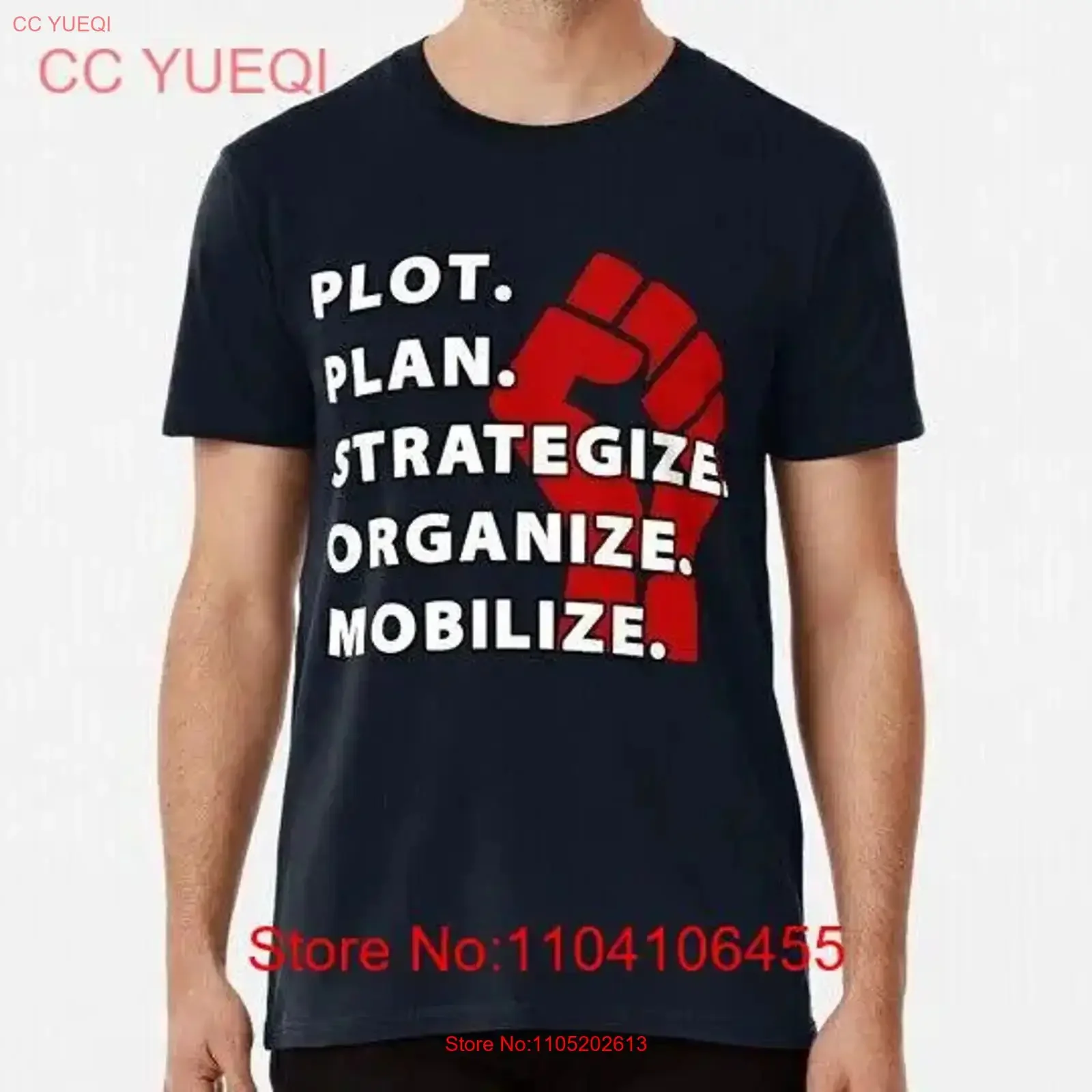 

Plot Plan Strategize Organize Mobilize Killer Mike Quote S 5XL USA Made T Shirt vintage Washed designer clothes Stretched