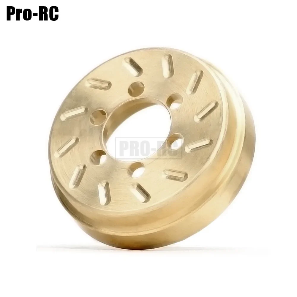 4Pcs Brass Heavy Duty Balancing Counterweight 63g/66g for RC Crawler Car 1/10 Axial SCX10 90046 D90 TF2 TRX4 1.9