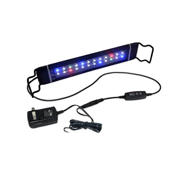 

IPL-90 Adjustable LED Aquarium Lights Full Spectrum 48W Fish Tank Light with Timer Controller for Plants