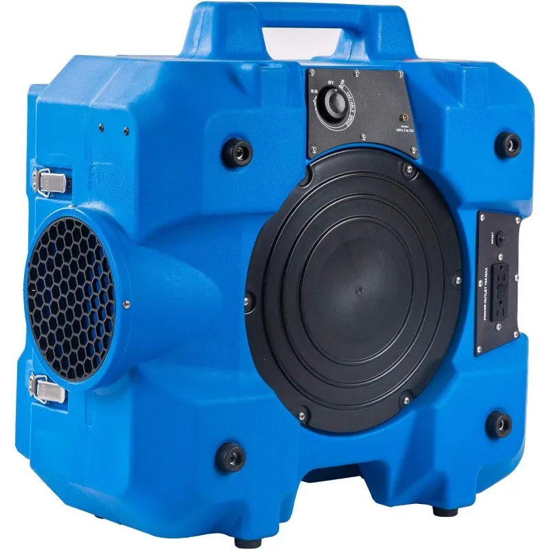 HEPA500 Purificador de aire comercial 500cfm Depurador de aire Hepa Máquina de aire negativo Roto-moldado (azul)