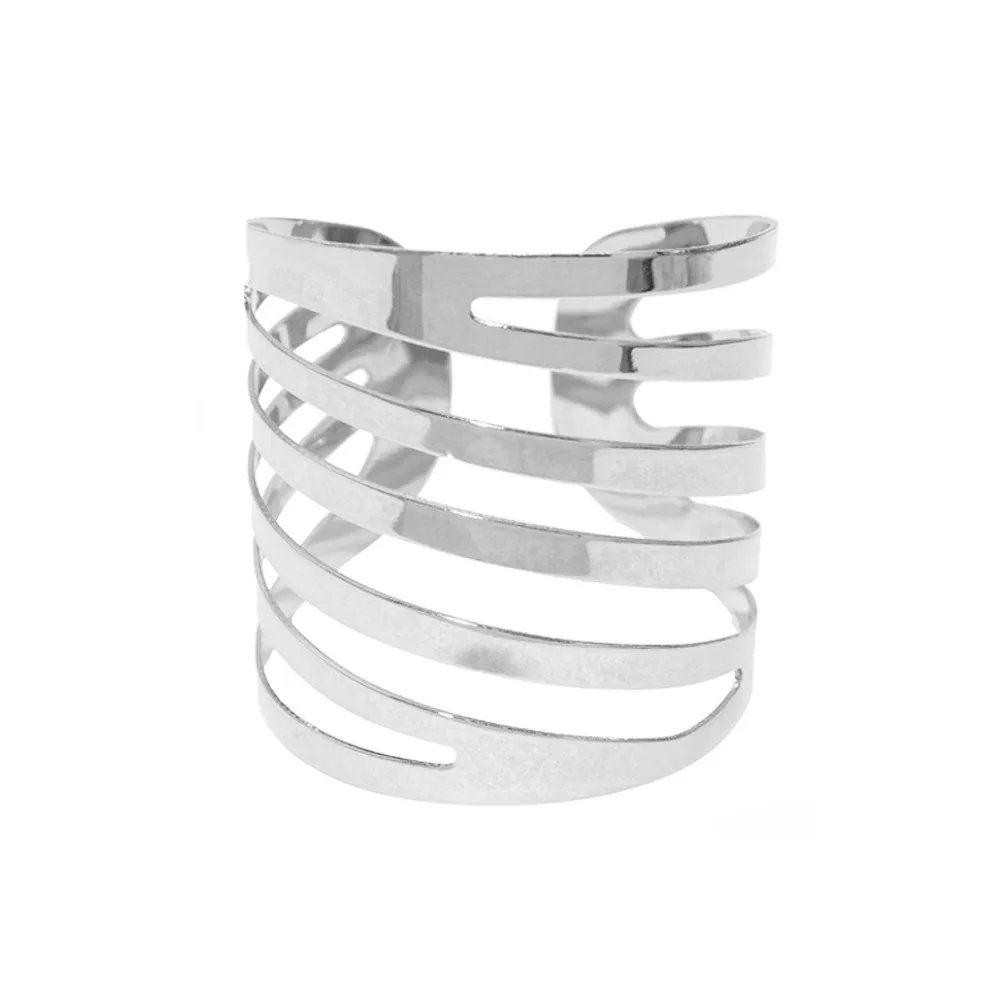 Goldene Spiralförmige Metall-Serviettenhalter - Dekorative Serviettenringe für Tischdekoration – Detail 3
