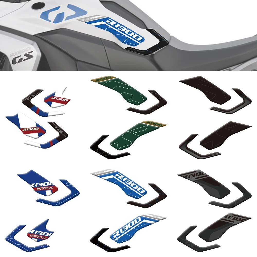 

Motorcycle Knee Pad Tank Protector Stickers 3D Gel Side guards Paint Protection Decal For BMW R1300GS R 1300 GS 2023 2024