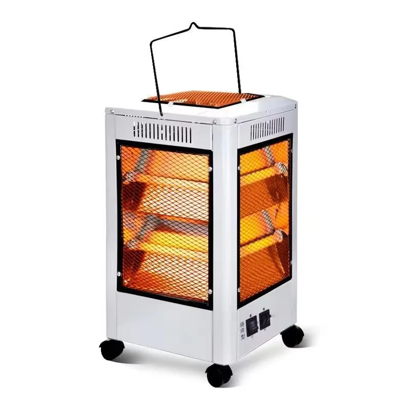 Small solar electric heater four-sided oven household energy-saving five-sided heating oven electric fan