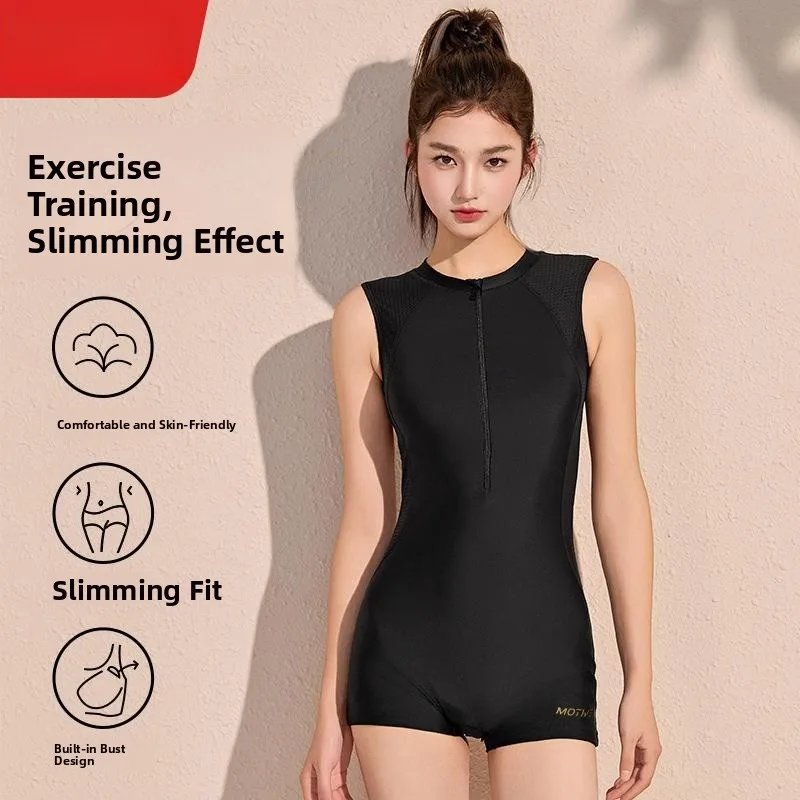 

Консервативный женский цельный купальник e Design Slimming Spor New 2025 ort Sve Color Profional Sle