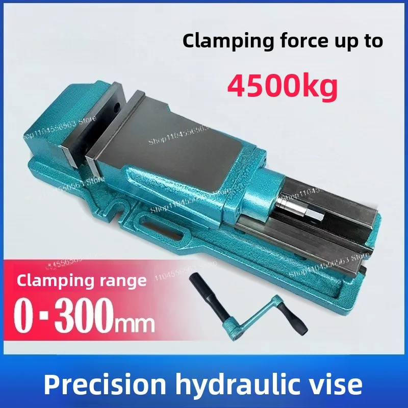 6-Inch Hidden Hydraulic Vise – Precision Boost-Force CNC Bench Vise for Milling Machine High-Power Fixturing