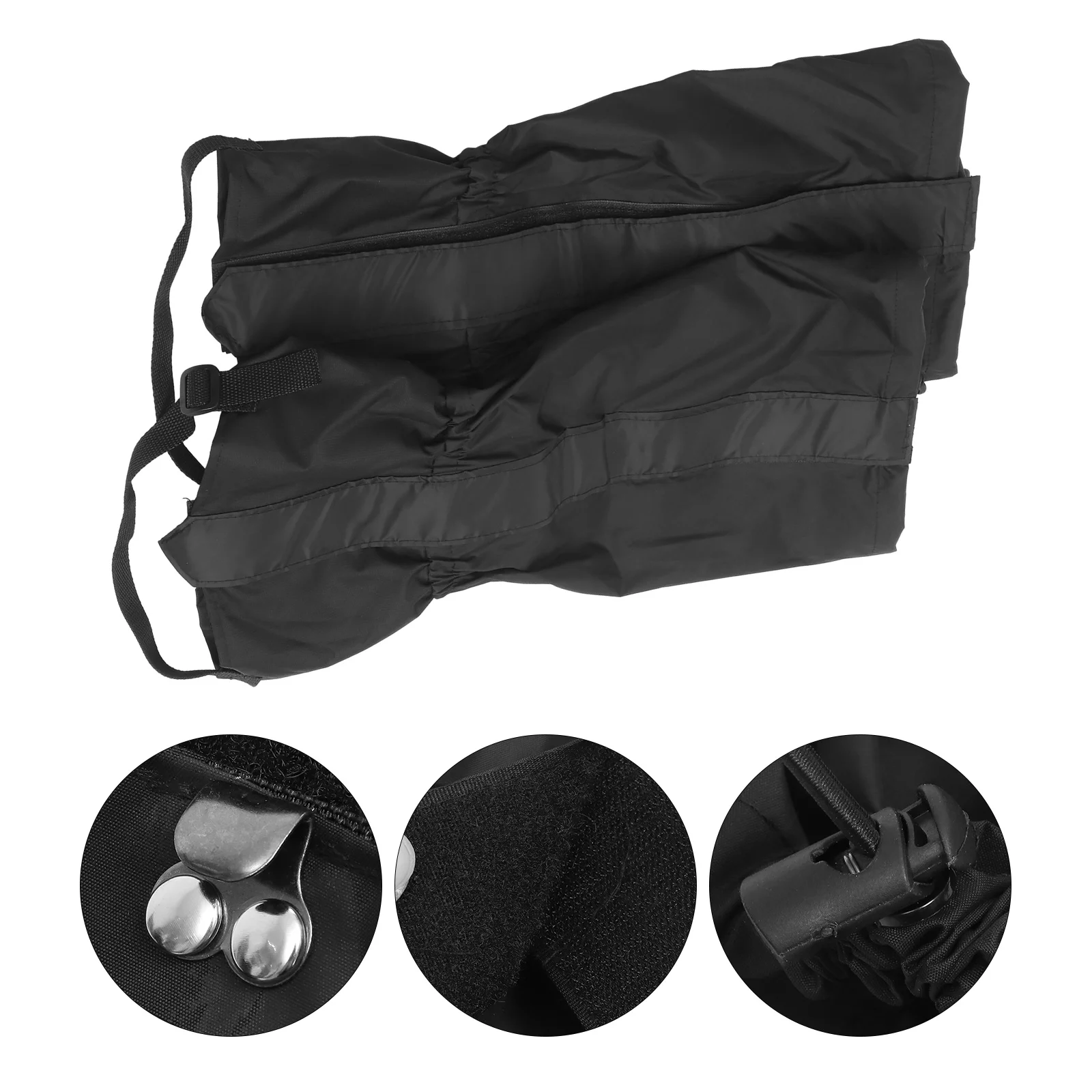 ถุงคลุมขาแบบกันน้ำ 1 คู่ ทนทานต่อการสึกหรอ เหมาะสำหรับกิจกรรมกลางแจ้ง เช่น ตั้งแคมป์ ปีนเขา เดินป่า ลุยหิมะ ใช้ได้ทั้งชายและหญิง