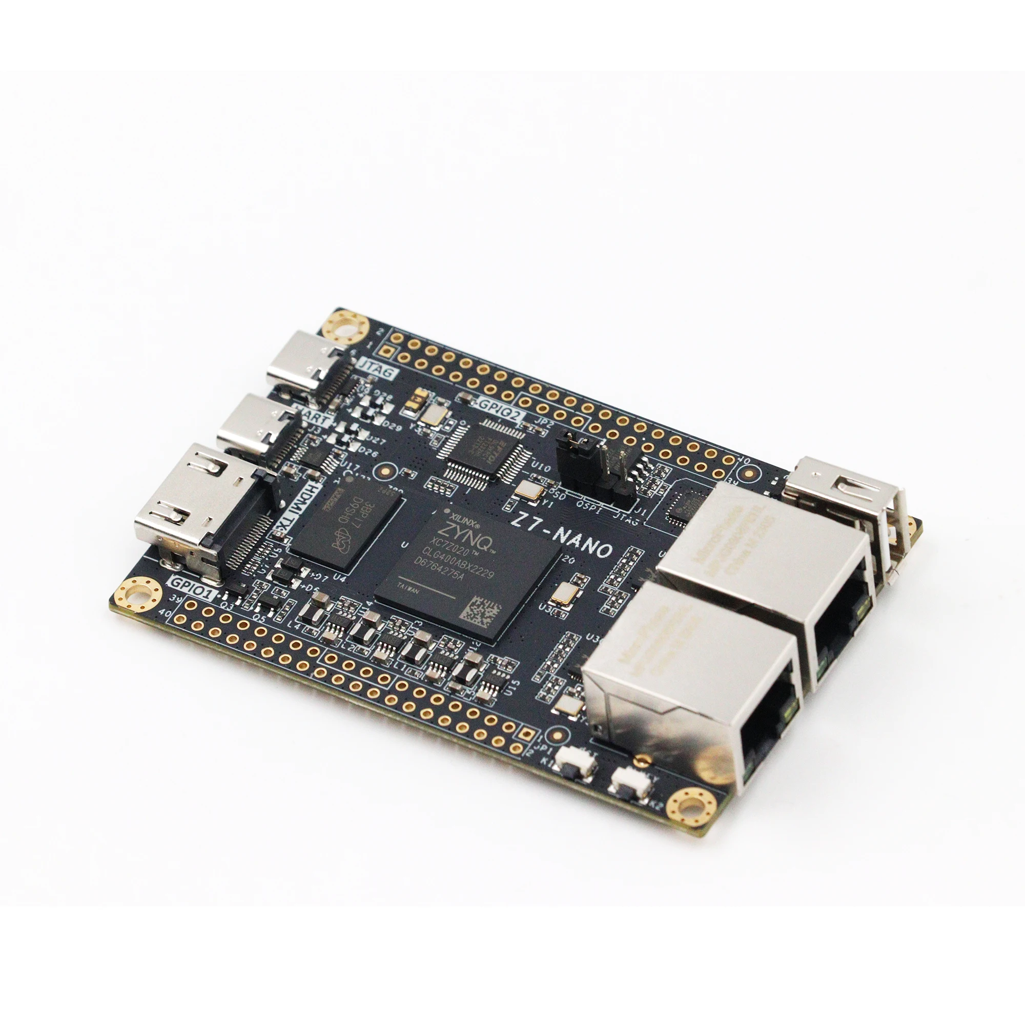 Imagem -03 - Microfase Z7-nano Xilinx Conselho de Desenvolvimento Fpga Zynq Núcleo Board 7020 7010 Pynq Porta de Rede Dupla