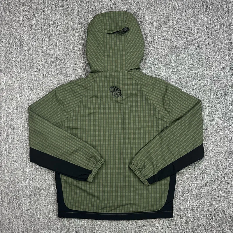 

Vinatge Street Mertra Jackets Classic Logo Fashion Splicing Beveled Zipper Hooded Sweatshirts Long Sleeve Men's Coats