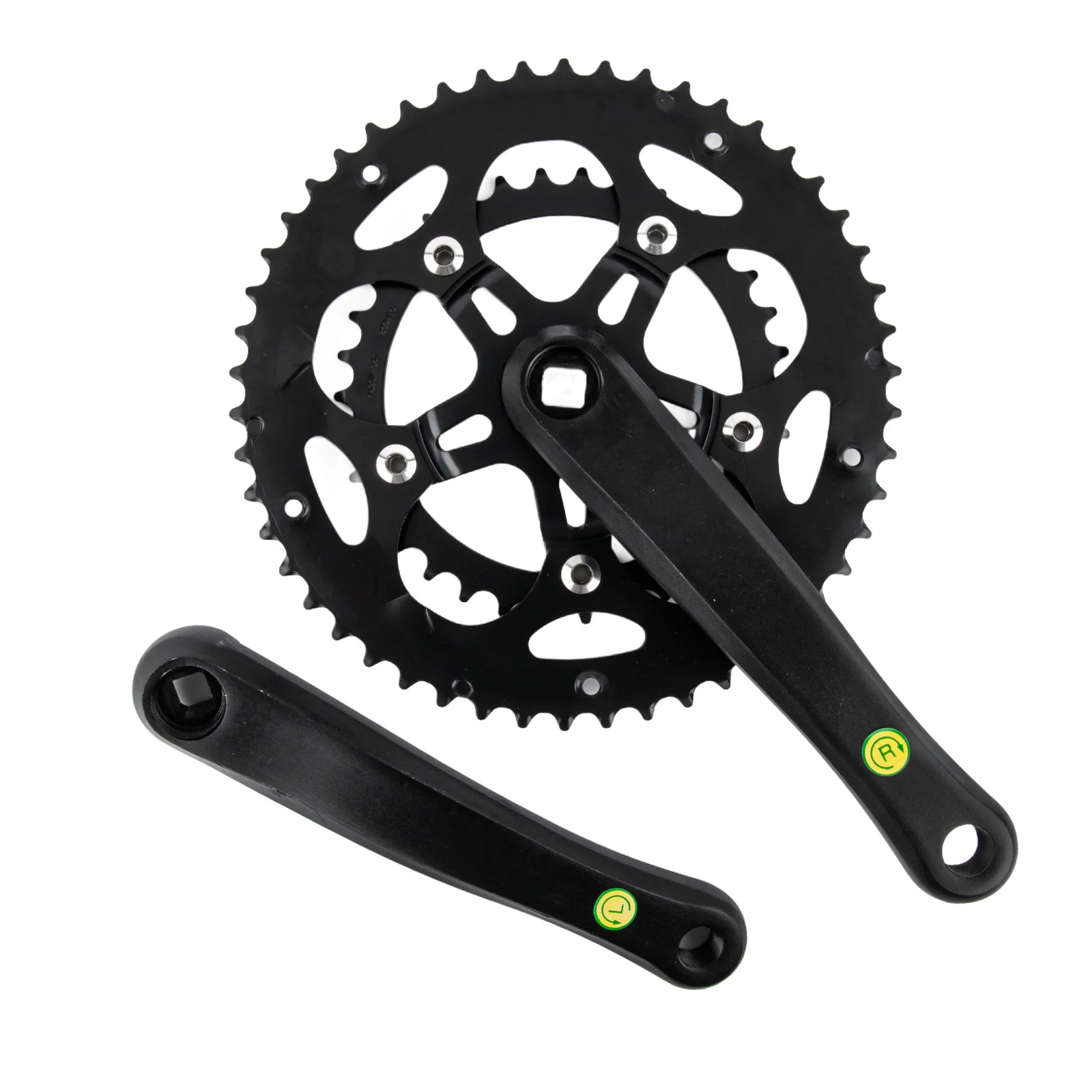 

1 шт., велосипедный шоссейный велосипед 50/34 т, 8-10 скоростей, диск с регулируемой передачей, 170 мм, кривошип с квадратным отверстием, аксессуары для велосипедных шатунов