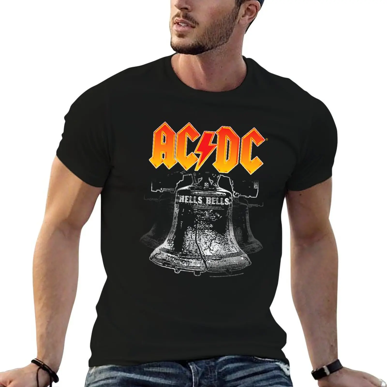 Hells Bells T-Shirt Stylish Print Short Sleeve Tee