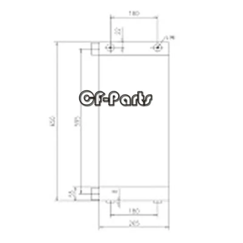 Hydraulic Oil Cooler 440211-00049B for Doosan Excavator DX80