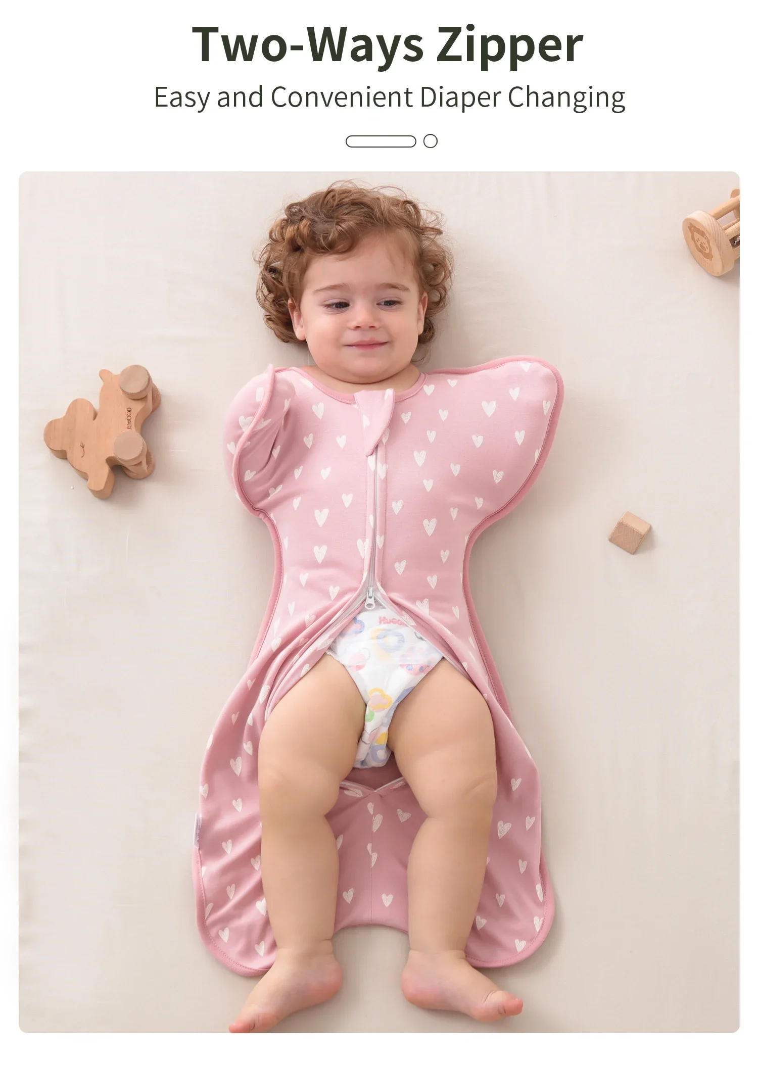 عالية الجودة الوليد الطفل قماط أكمام الطفل كيس النوم كيس النوم رقيقة القطن لينة 2-طرق سستة حقيبة تغيير الحفاضات