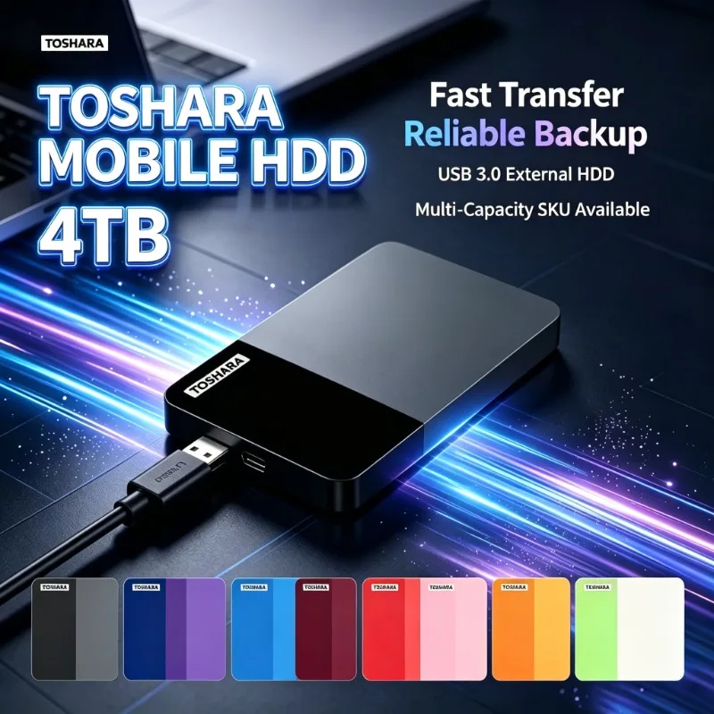 13 Color External Mobile Hard Drive USB3.0 Portable HDD 2.5