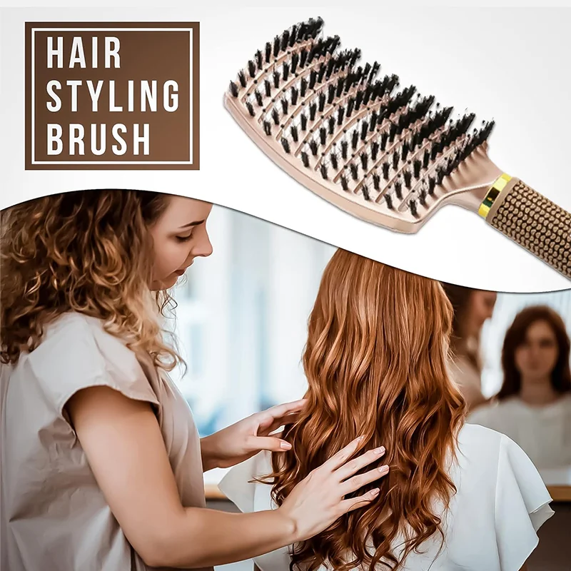 Haar Hoofdhuid Massage Kam Magie Abody Haarborstel Borstelharen Nylon Vrouwen Nat Krullend Ontwar Haarborstel Kappers Styling Tools