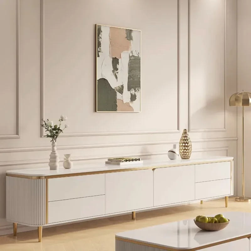 

Desk Retro Tv Unit Stand Cabinet Lowboard Wall Shelf Media Console Tv Tray Table Bench Rack Meuble Tv Salon Nordic Furniture