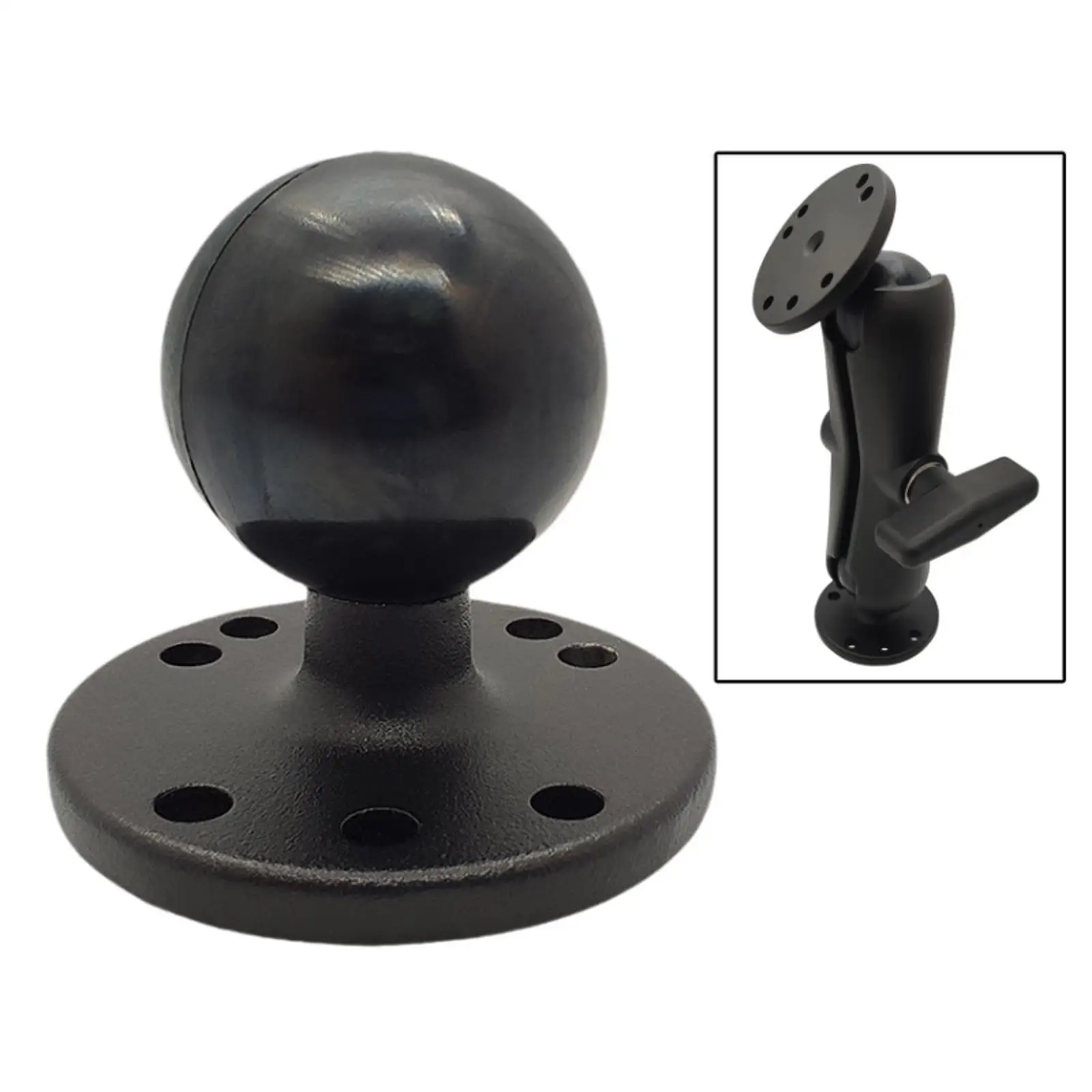 1.5 '' Ball Mounts Base Ball Metal Round Adapter Plate with Circular Plate