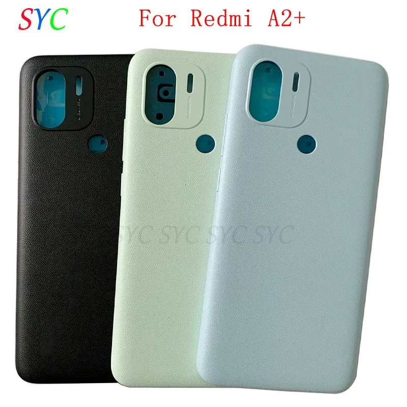 

Back Door Battery Cover Housing Case For Redmi A2+ A2 Plus Rear Cover with Logo Repair Parts