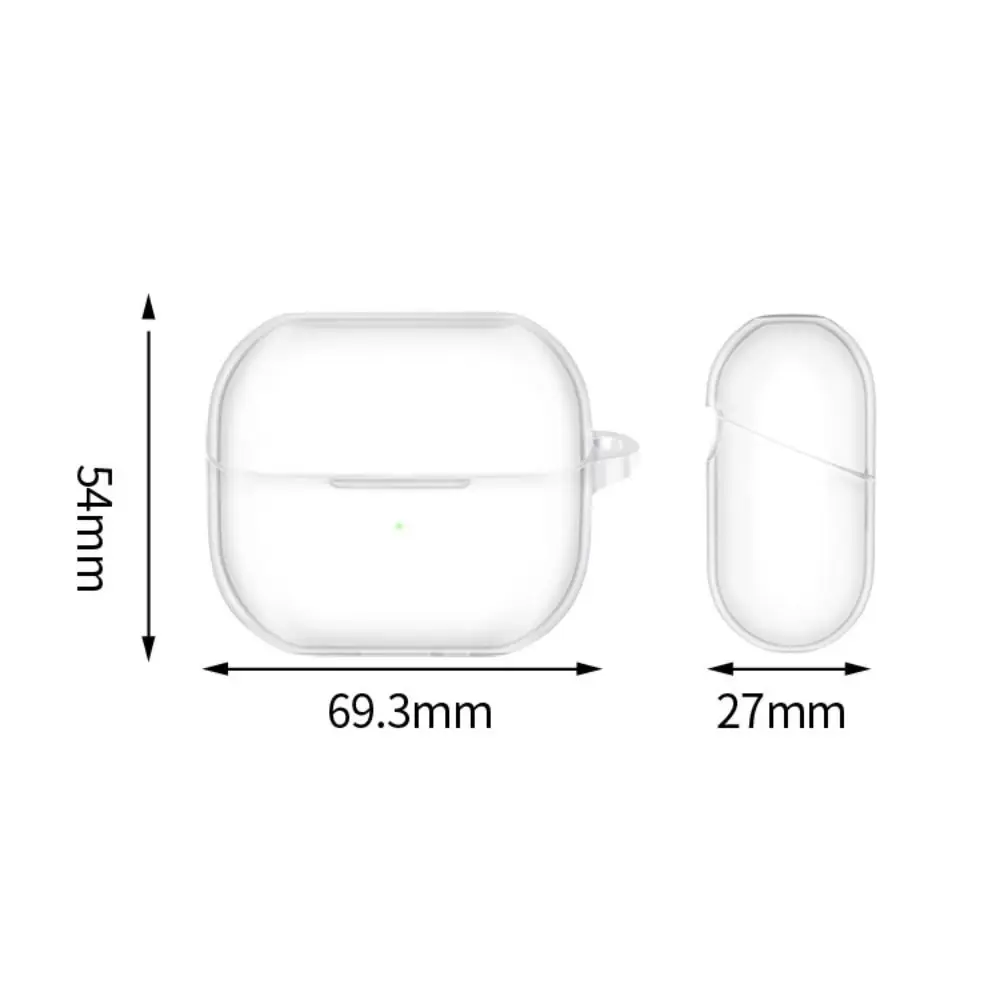 Funda protectora de TPU suave, carcasa transparente a prueba de golpes, accesorios para auriculares, Samsung Galaxy Buds3/3 Pro