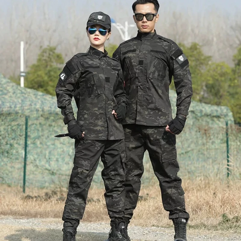 

Men Outdoors Uniform Training Tactical Hunting Military Outdoor Hiking Camouflage Special Clothes Pant Maxi XS~2XL WarGame