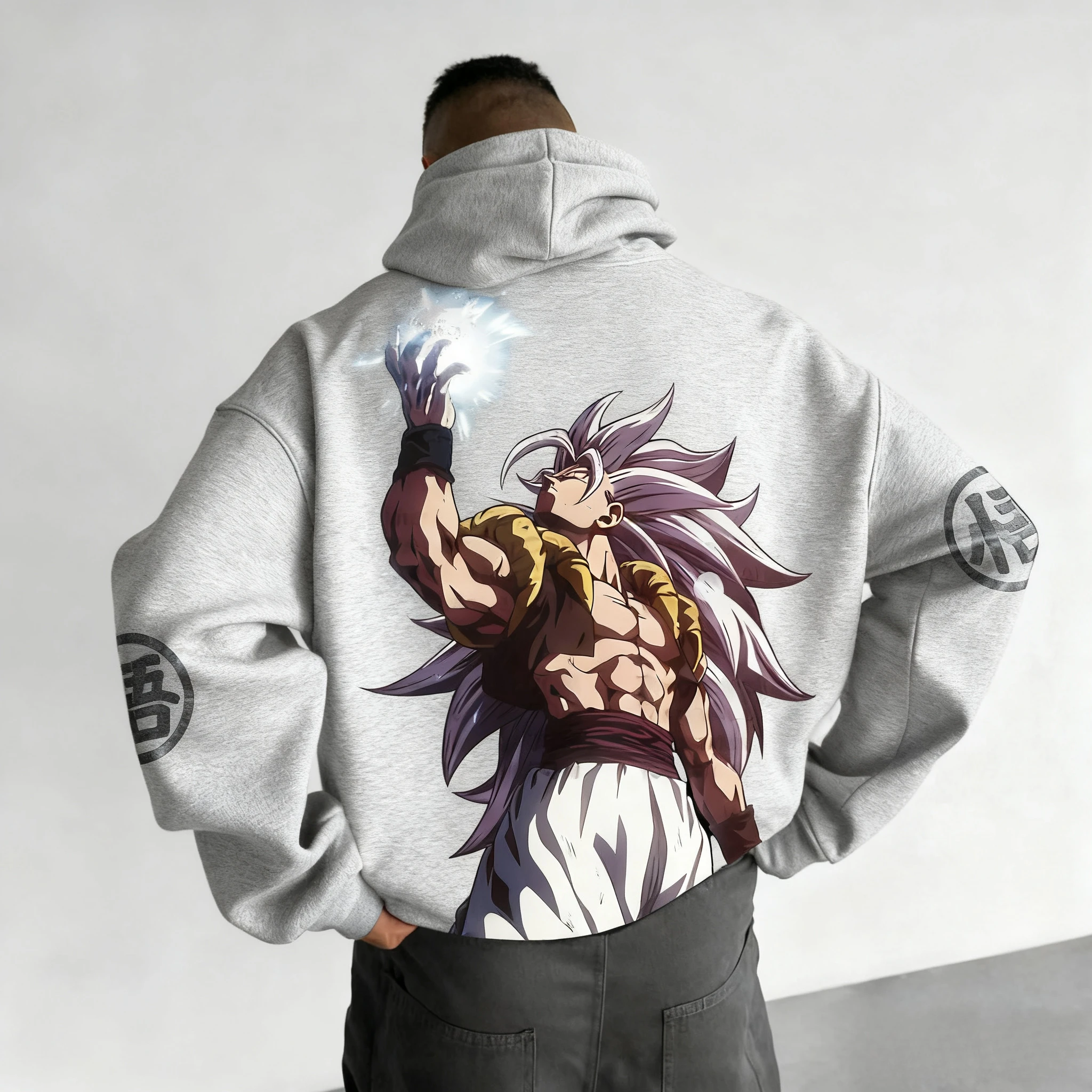 Dragon Ball Herfst/Winter Nieuwe mannen Truien Anime Super Saiyan Co-branded Losse Casual Hiphop Trend ouder-kind Trui Top