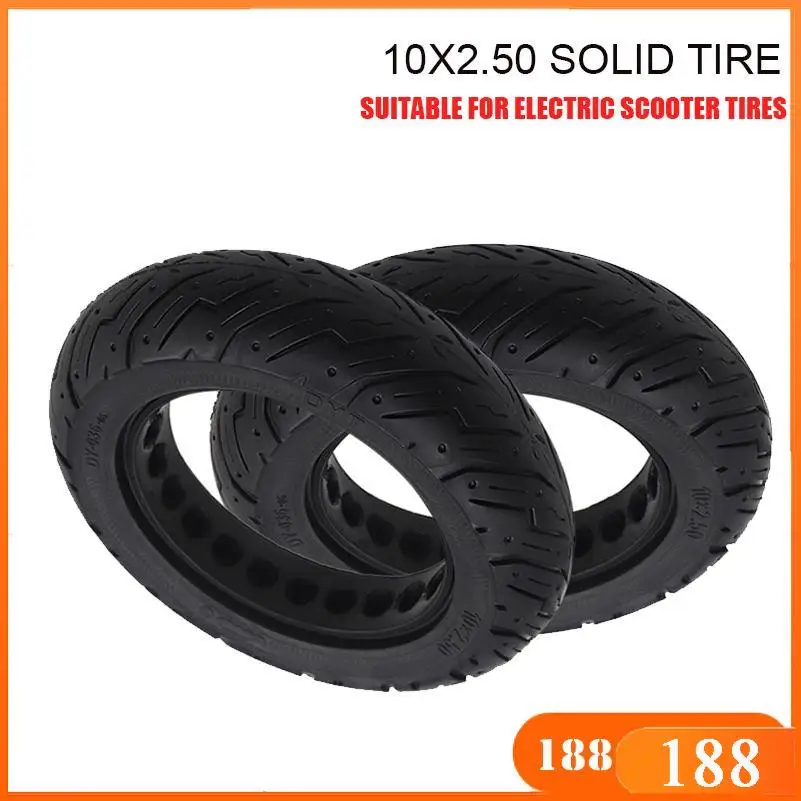 10 x 2.5m Solid Tire High Intensity Rubber With Honeycomb Hole Replacement for Xiaomi Ninebot Max G30 Electric Scooter