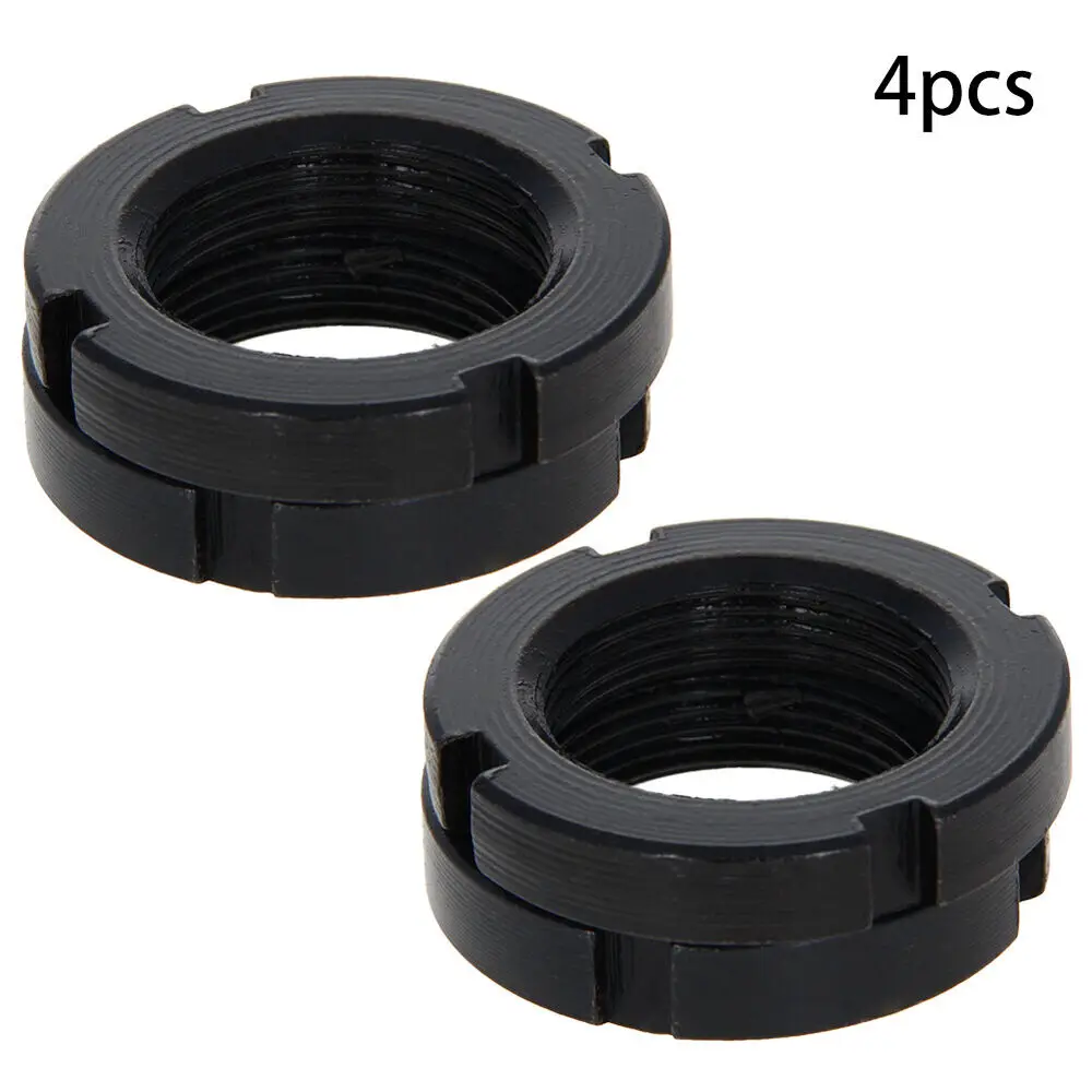 4pcs M16-M52 Round Locknut Slotted Nut Retaining Castle Nut Carbon Steel