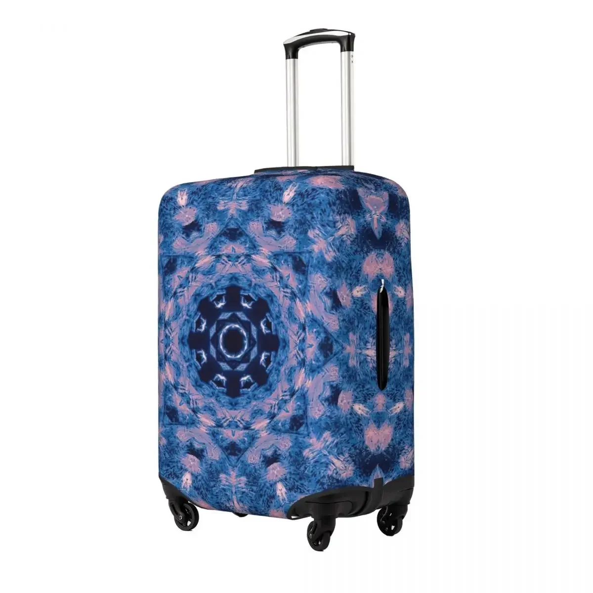 Gothic Mandala And Cross Mosaic Print Luggage Protective Dust Covers Elastic Waterproof 18-32inch Suitcase Cover