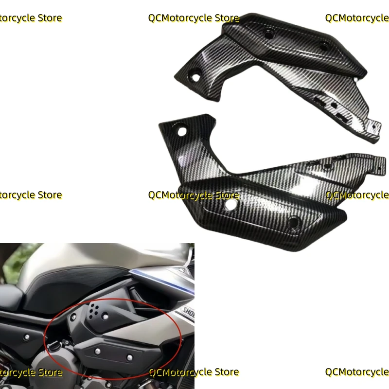 

Carbon Fiber Coating Right Letft Injection Parts Side Panel Raw Fairing Bodywork Frame Fit for Yamaha XJ6 2009 2010-2012