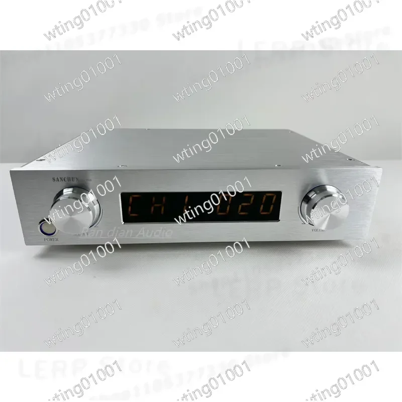 for Balanced Passive Preamp with Remote Control Relay and 0-300 Step Volume Adjustment High Fidelity Audio Signal Processor