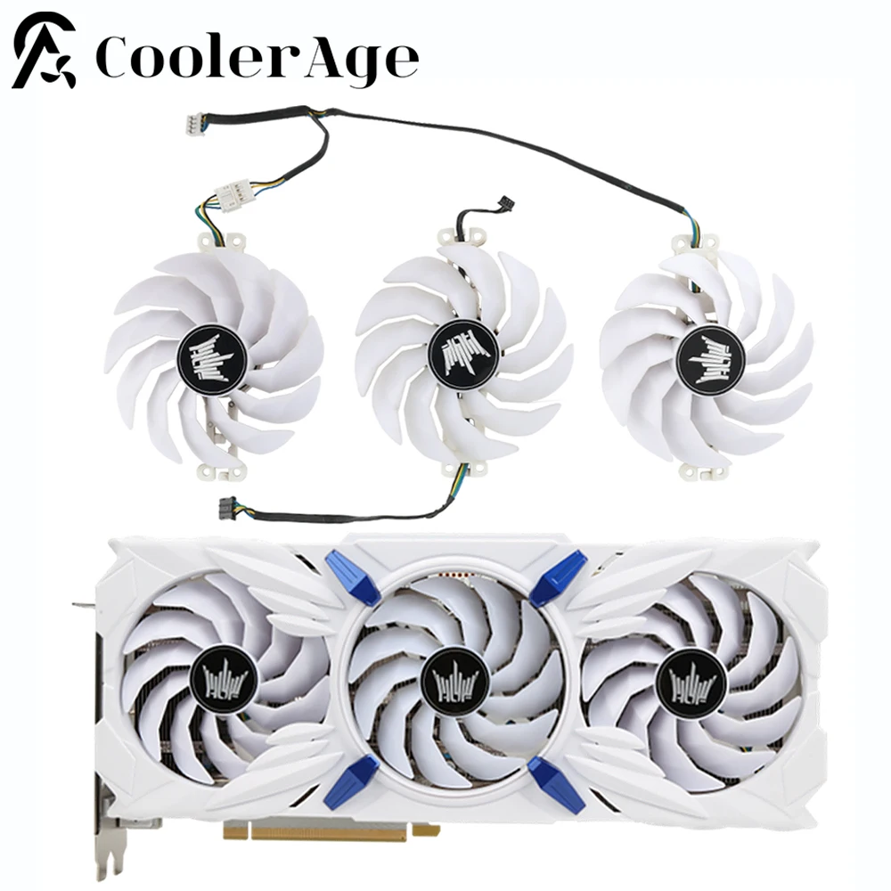 For GALAX GeForce RTX 3070 Ti HOF Replacement Graphics Card GPU Heat Sink Original 95MM RTX3070Ti Video Card Heatsink