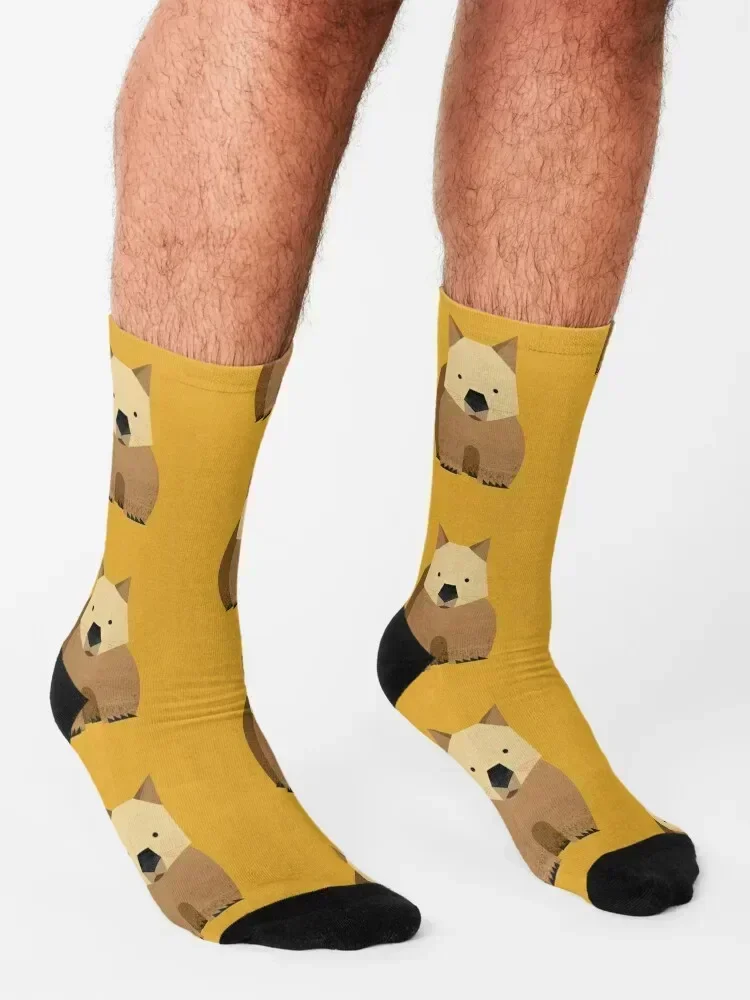 Whimsy Wombat Socks Men's funny gifts luxury designer Women Socks Men's