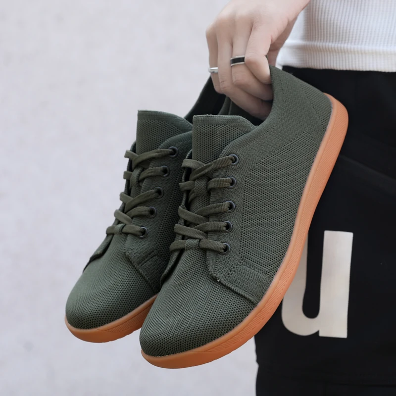 Paar Barfuß schuhe, atmungsaktive Outdoor-Wander-und Laufschuhe, Frauen Bergsteigen Sport Freizeit schuhe rutsch fest